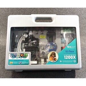 IQ CREW 52 Piece Microscope Set 8+ Includes Shrimp Hatchery & Specimen Slicer